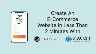 Create An E-Commerce Website In Less Than 2:30 Minutes