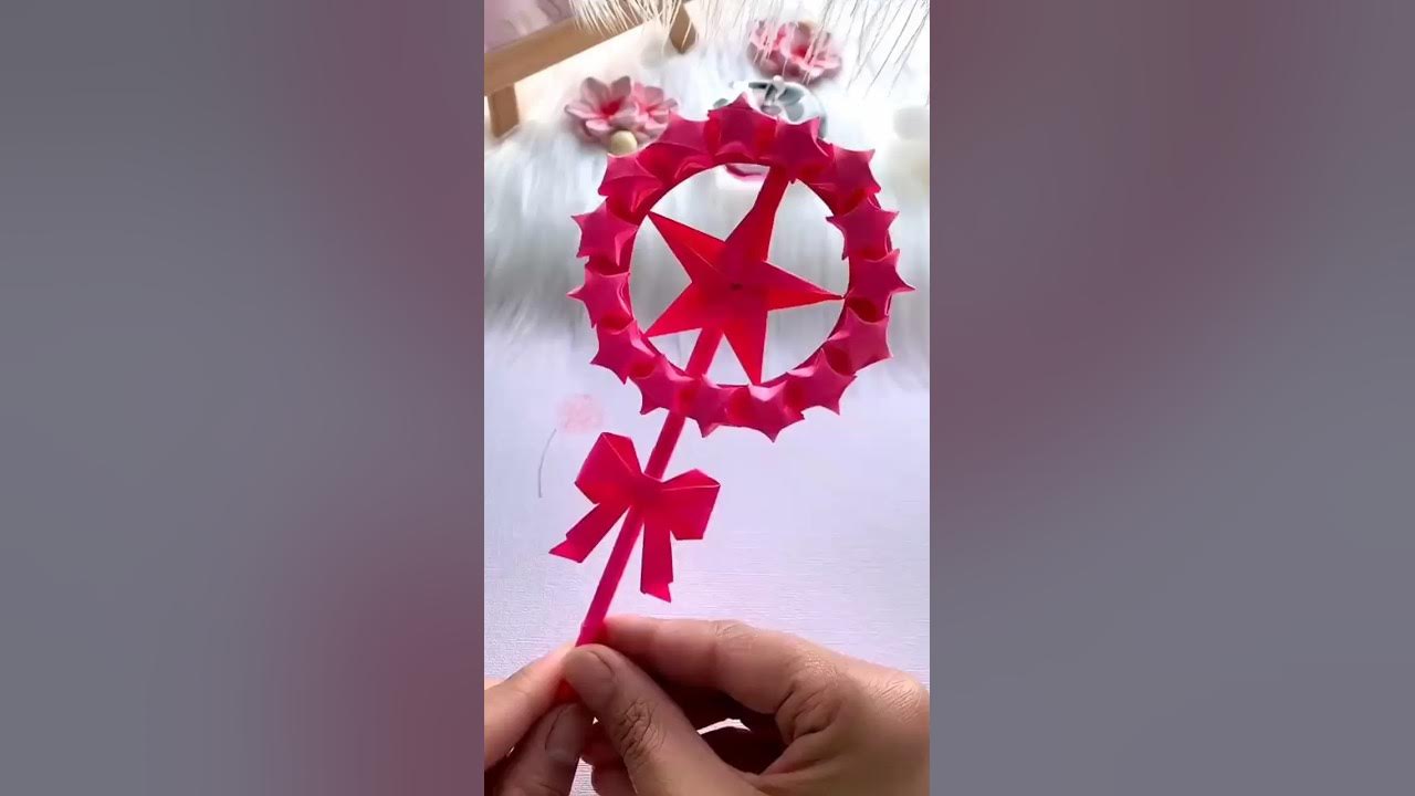 how-to-make-a-star-with-paper-ll-paper-craft-ll-paper-plan-ll-star-with