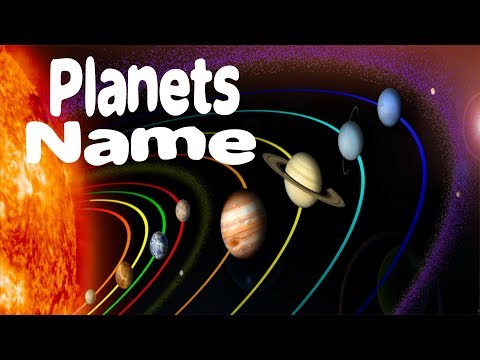 Planets name in our solar system for all students |# 8 planets elearning
