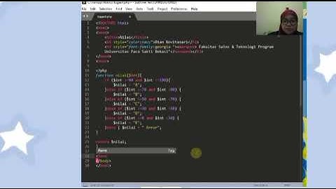Membuat Grade Nilai di PHP