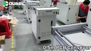 OUBEL SMT 0.5m 500mm PCB belt conveyor,PCB inspection conveyor,PCB linking conveyor