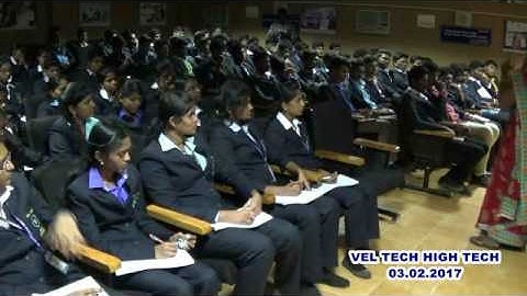 VELTECH HIGHTECH DEPT OF CSE GUEST LECTURE 03.02.2017