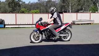 Suzuki GSXR250 1987 Test ride