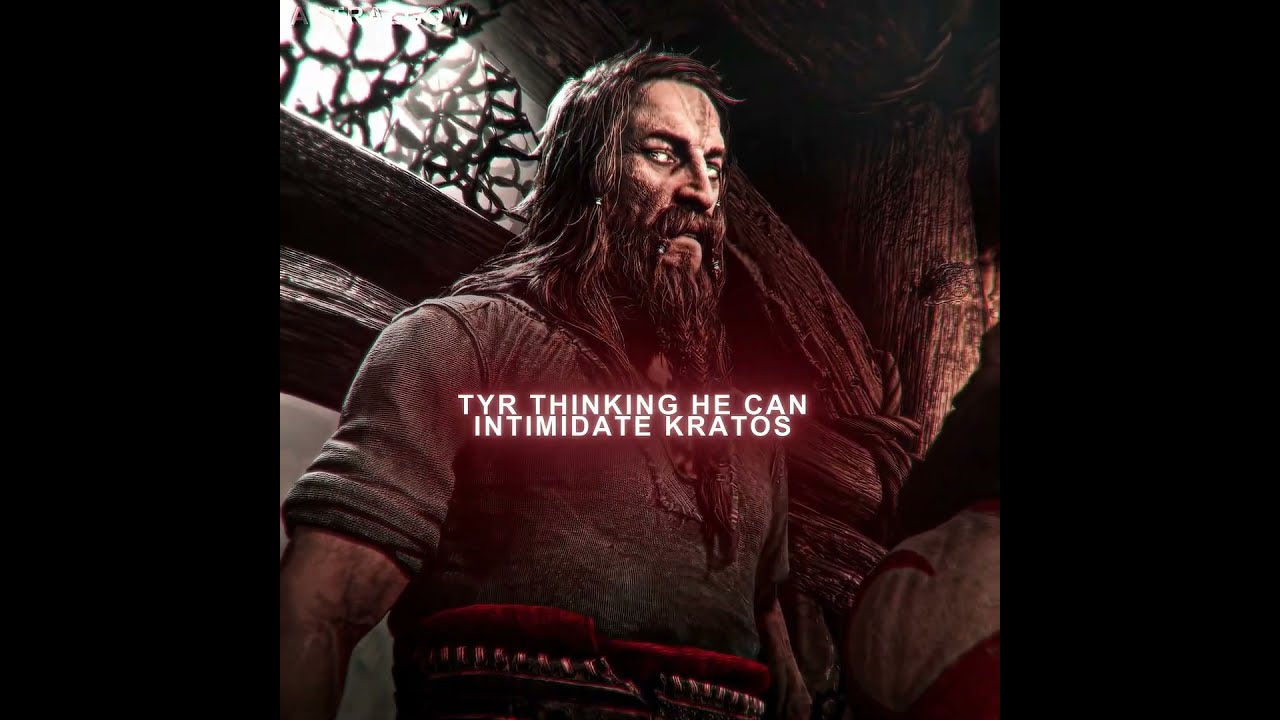 Tyr Really Thought He Could Intimidate Kratos God Of War 4K Shrots