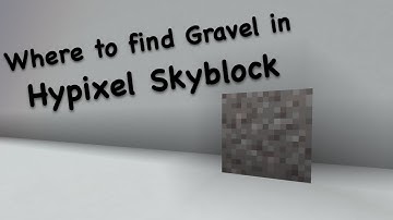Where to find gravel in Hypixel Skyblock | Tutorial (2023)