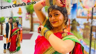 Bengoli hoke kari Karva Chouth |Celebrating Karva Chauth In USA 2020 |