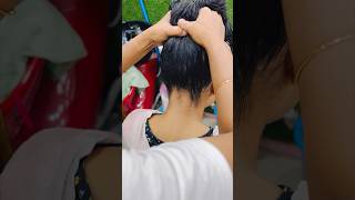 Hair spa step-by-step massage #vlog #newvlog #hair #headshot 🔥💆‍♀️ head massage, relax, ￼￼