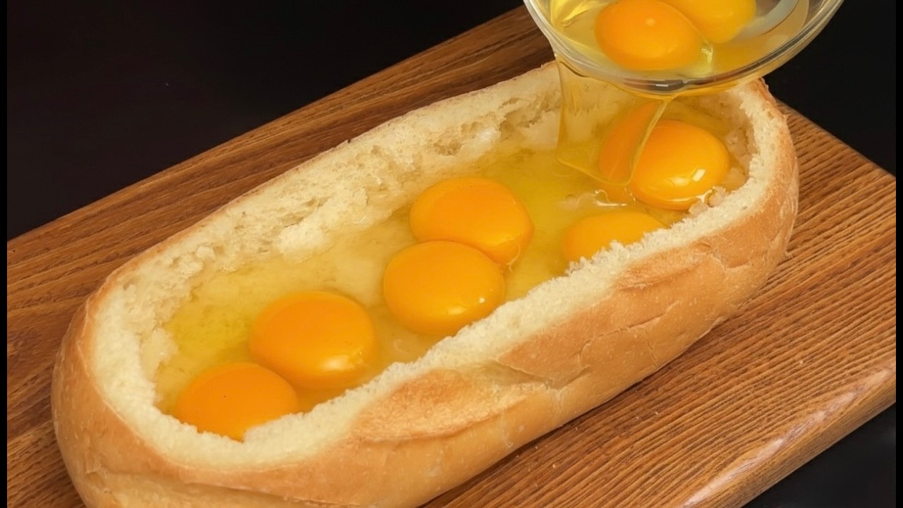 Just pour eggs into bread – my grandmother's unique recipe! No one knows this recipe.