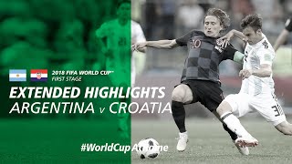 Argentina 03 Croatia | Extended Highlights | 2018 FIFA World Cup