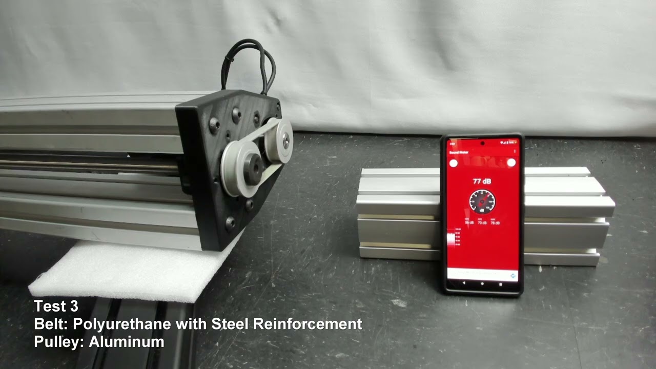 Timing Belt and Pulley Volume Test DIY Linear Actuator for Motion