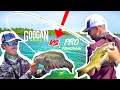 GOOGANS vs. ELITE PRO Fisherman CHALLENGE! (Most Fish WINS)