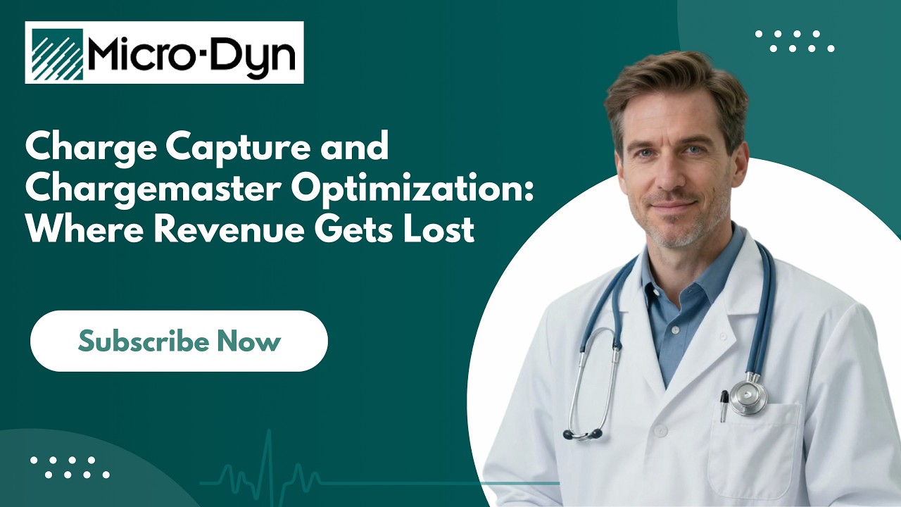 Charge Capture and Chargemaster Optimization: Where Revenue Gets Lost 