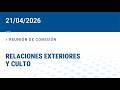 COMISIÓN DE RELACIONES EXTERIORES