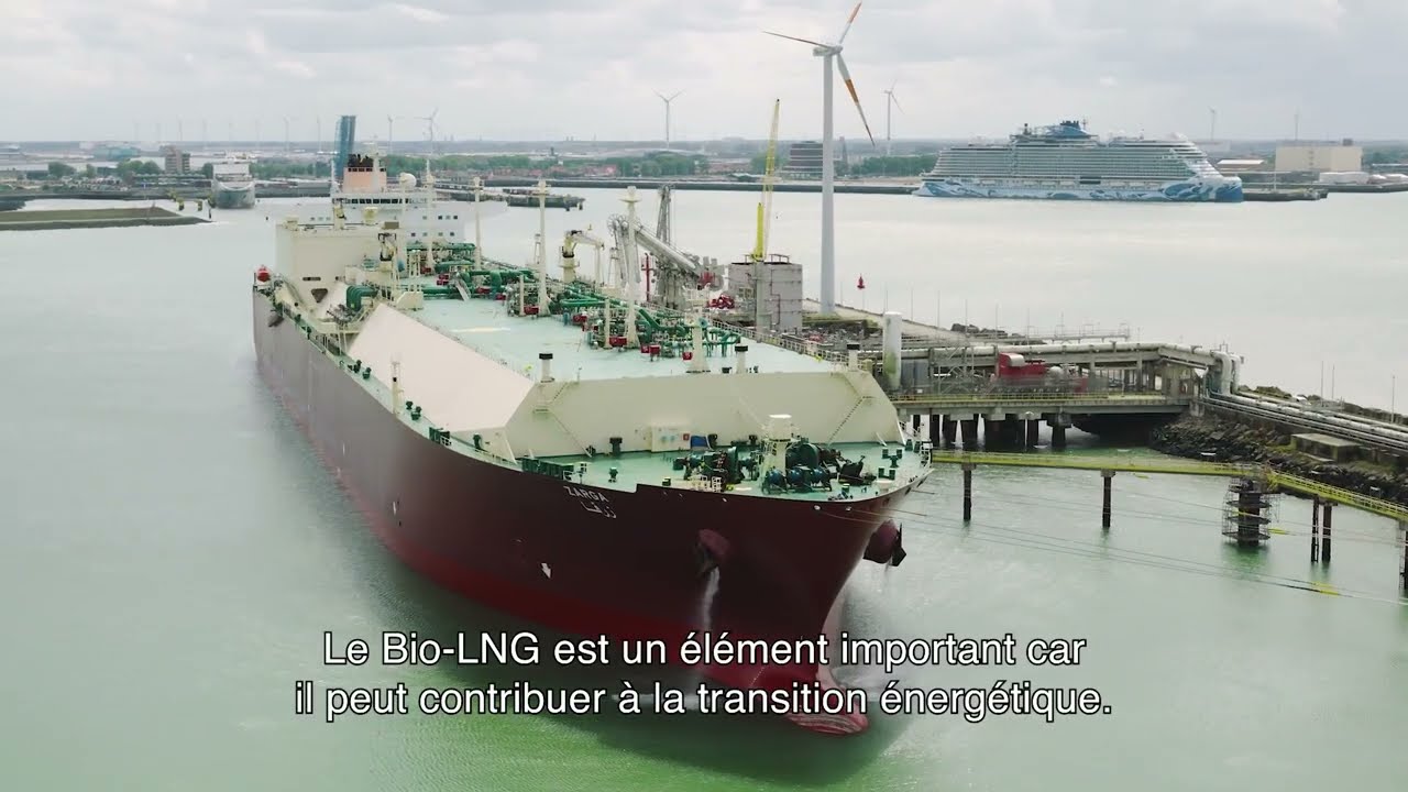 Bio-GNL à Zeebruges : un gaz durable pour le transport et la navigation