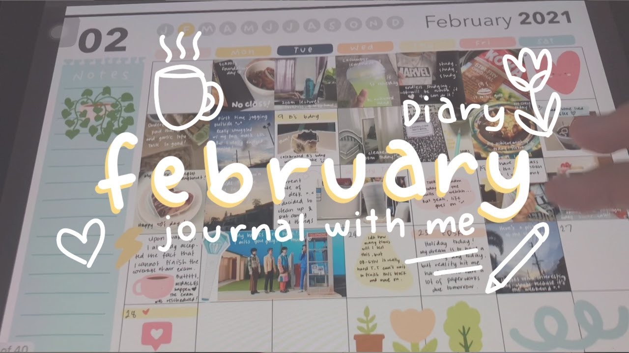 Digital Diary #1| Journal with me iPad | GoodNotes 5 | Free stickers, template