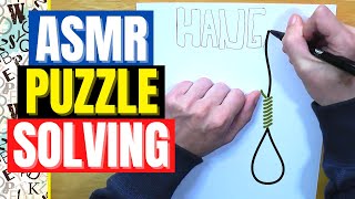 [ASMR] HANGMAN ROLE PLAY #01 | Belfast Accent | Quiet Whisper | Paper & Writing | Relaxing Puzzle screenshot 1