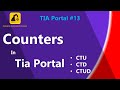 TIA Portal #13: How to use counters (CTU / CTD / CTUD) in TIA Portal Ladder Logic
