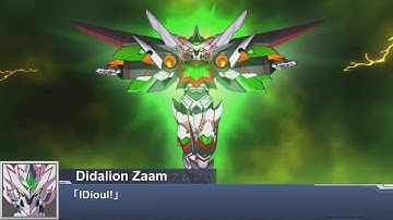 [ENG Sub]Super Robot Wars DD - Didalion Zaam Attacks | スーパーロボット大戦DD - ディーダリオン・ザアム 全武装