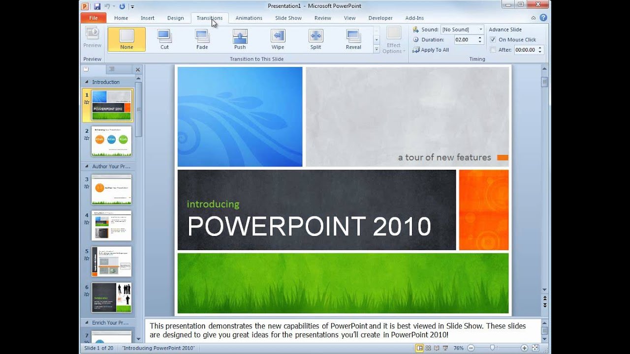 Getting Started with PowerPoint 2010 - YouTube