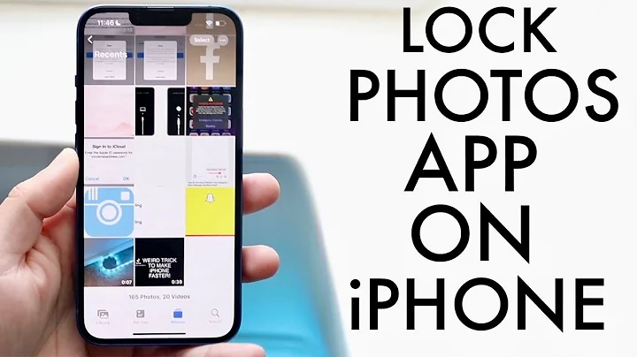 How To Passcode Lock Photos App On iPhone