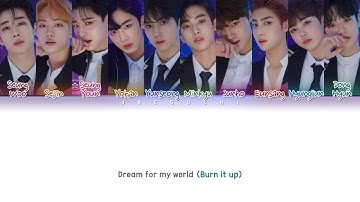 PRODUCE X 101 - TO MY WORLD ( Color Coded Lyrics Eng/Rom/Han )