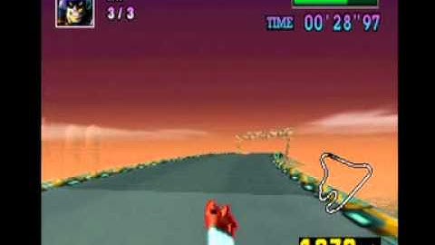 F-Zero X PAL - Port Town Non AGG Lap Strategy [21"748]