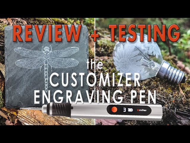 Unboxing the Customizer (Old Packaging): Professional engraving pen! 