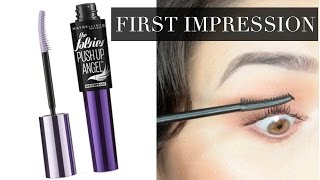 First Impression Demo Maybelline The Falsies Push Up Angel Mascara Youtube