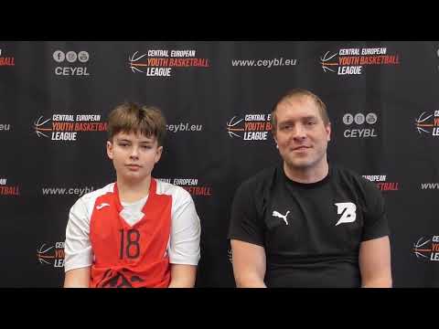 CEYBL U12, 1. 2. 2026, PRESS conference, BK VIVIDBOOKS Pardubice - SKM Zastal Zielona Góra
