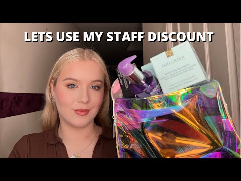 I QUIT my job at Estee Lauder Companies- LETS USE THE STAFF DISCOUNT!! | Ashleigh James