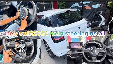 new Maruti Swift 2024 steering install🚗✅