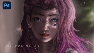 Seraphine - Painting process