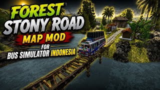 MAP MOD BUSSID - FOREST STONY ROAD MAP MOD FOR BUS SIMULATOR INDONESIA  screenshot 4