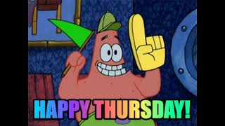 Happy Thursday Patrick Star gif GIF Media