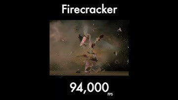 Best Slow Motion Camera Firecracker explosion at 94,000 fps