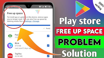 PLAY STORE SPACE PROBLEM SOLVED...FREE UP SPACE | HOW TO SOLVE PLAY STORE FREE UP SPACE