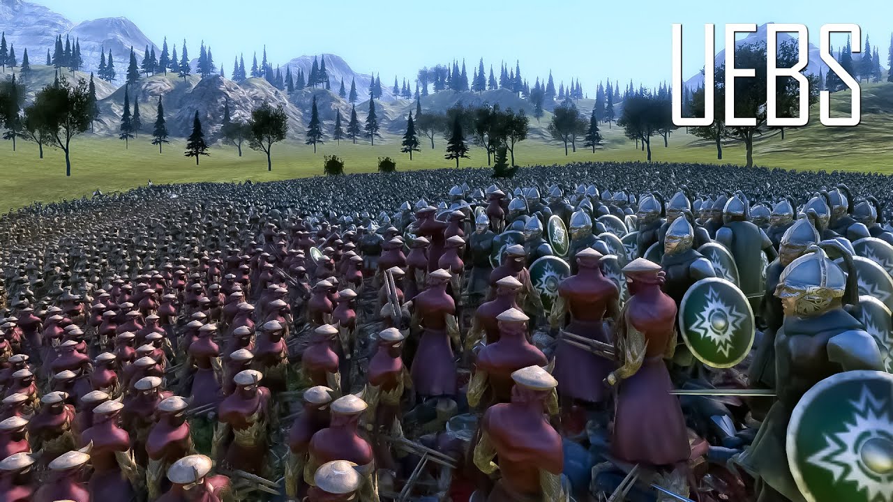 23.000 Rohan Swordsmans vs 23.000 Easterling Infantrys- Ultimate Epic Battle Simulator 2- UEBS 2