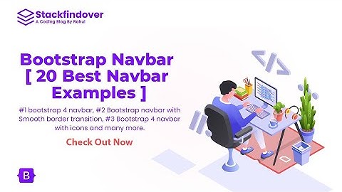 Bootstrap Navigation Bar [ 20 Best Navbar Examples ]