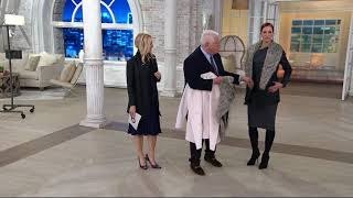 Dennis Basso Faux Leather Jacket with Removable Faux Fur Collar on QVC