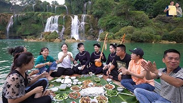Bữa ăn Đặc Biệt Chưa Từng Có ở Thác Bản Giốc Cao Bằng cùng A Hải Sapa TV Bếp Trên Bản Song Hỷ Vlog