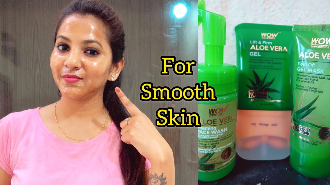 wow skin science lift and firm aloe vera gel