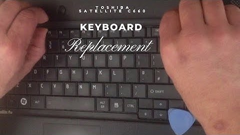How to Replace Keyboard Toshiba Satellite C660-1ML | Keyboard Replacement |