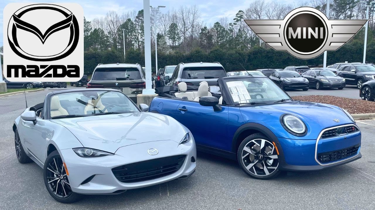 Mini Cooper Takes on Mazda Miata in EPIC Convertible Battle!