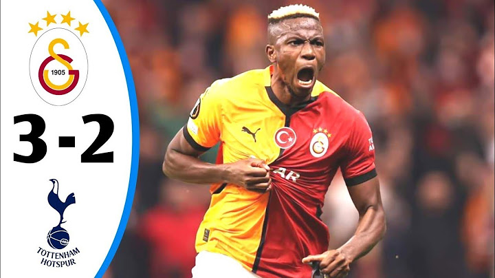 Galatasaray vs Tottenham 3 : 2 Highlights goals Champions League