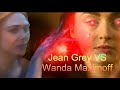 Jean Grey VS Wanda Maximoff ( Scarlet Witch ) | recreation | fanmade action fight |