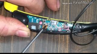LG Tone HBS repair: Mic & Power Switch