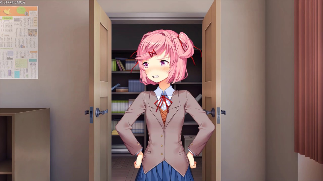 DDLC Purist Mod - Natsuki's Route (Full Playthrough) (Good Ending) دیدئو  dideo