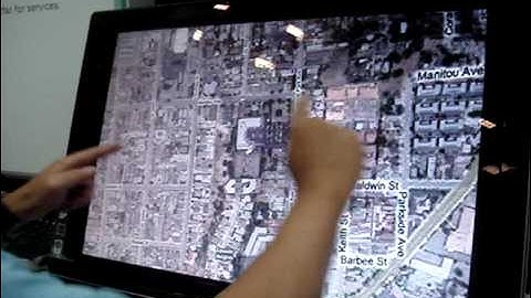 Windows 7 Touch Maps
