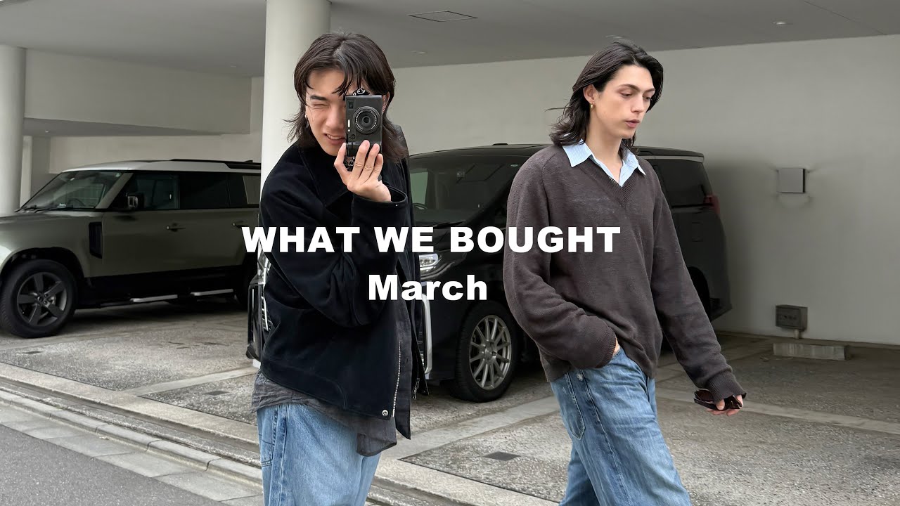 Purchases in March! Shirts, knitwear, pants, sunglasses, and more