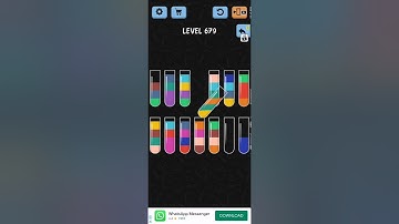 Water Color Sort Level 679 WalkThrough Solution Gameplay